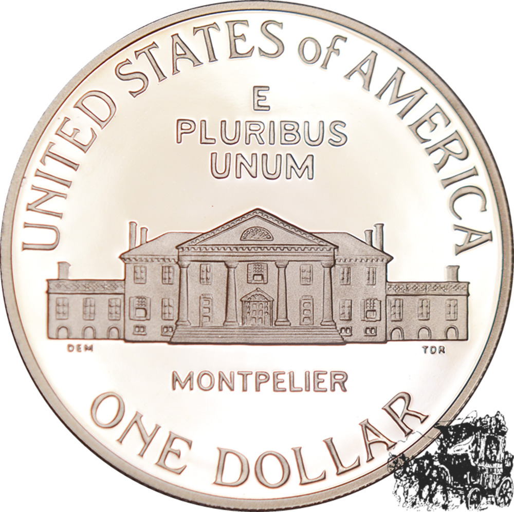 1 Dollar 1993 S - James Madison 1 Dollar 1993 S - James Madison