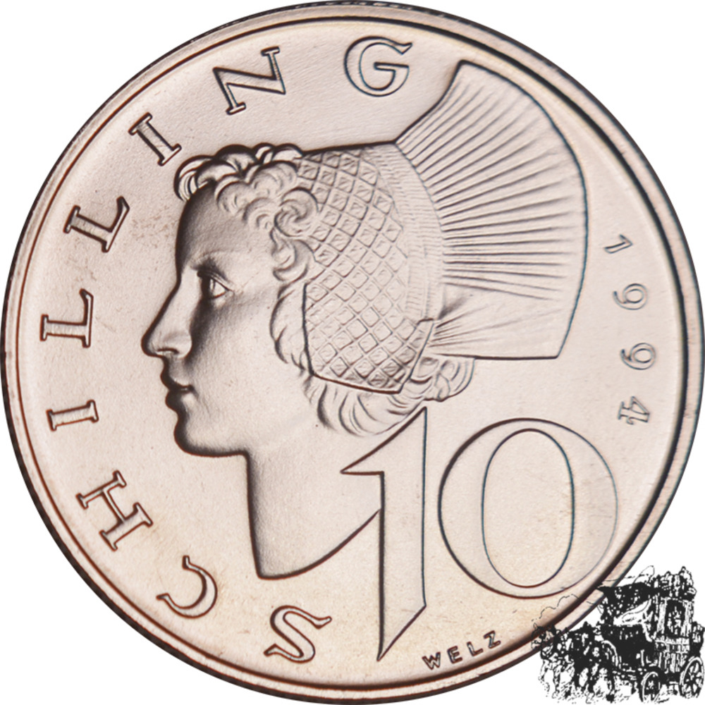 10 Schilling 1994 - stpfr. 10 Schilling 1994 - stpfr.