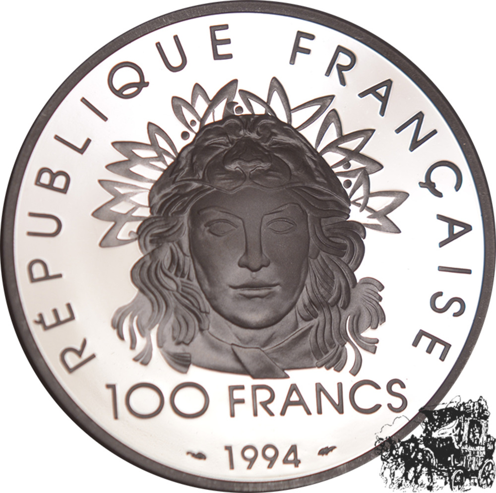 100 Francs 1994 - Speerwerfen
