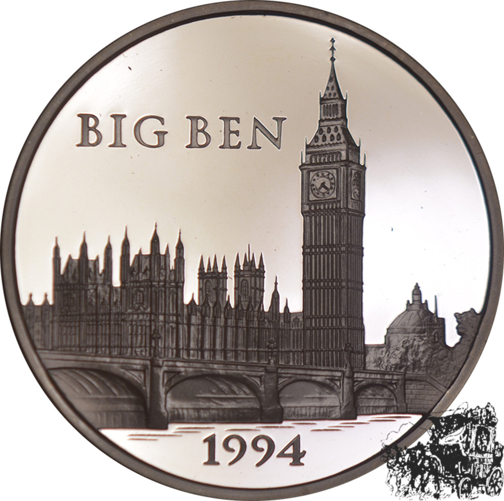 100 Francs - 15 Ecus 1994 - Big Ben