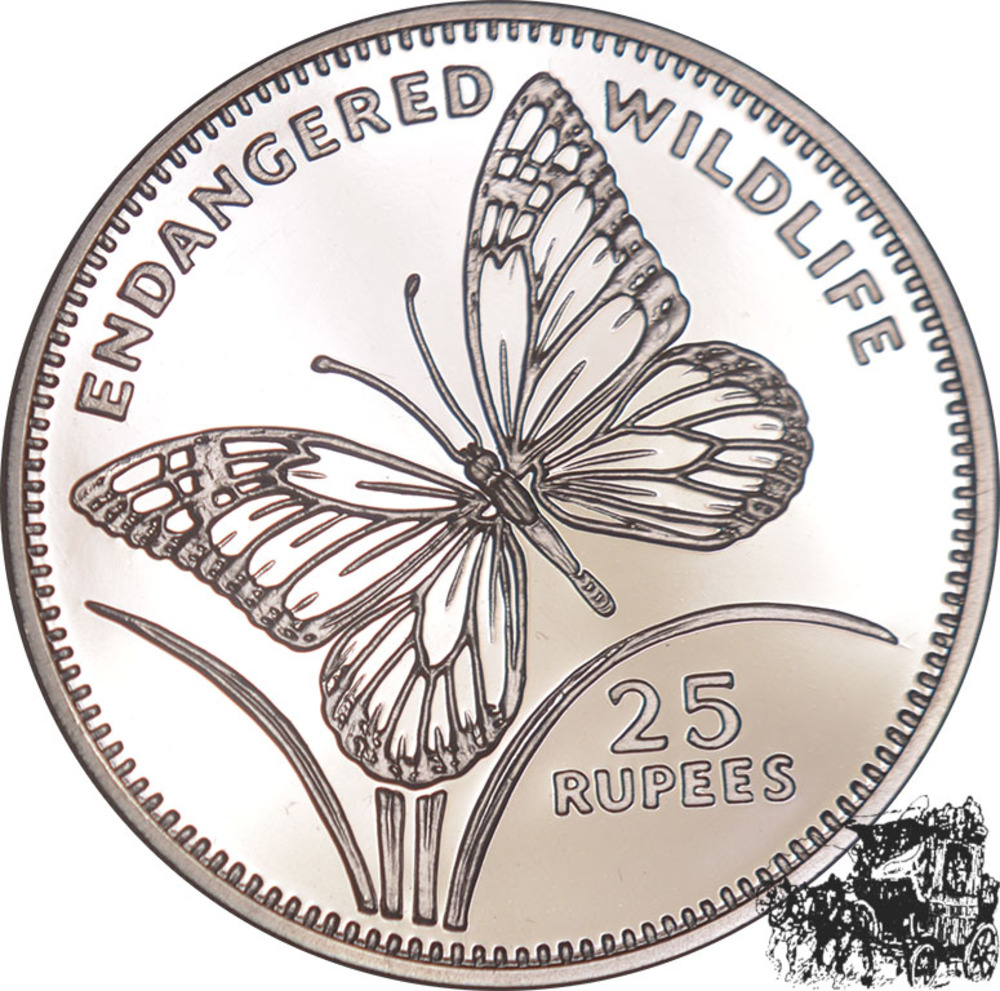 25 Rupien 1994 - Schmetterling