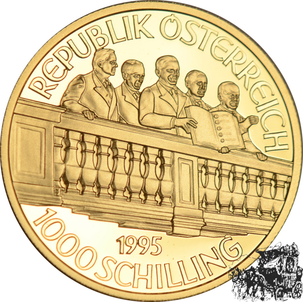 1000 Schilling 1995 - 2. Republik