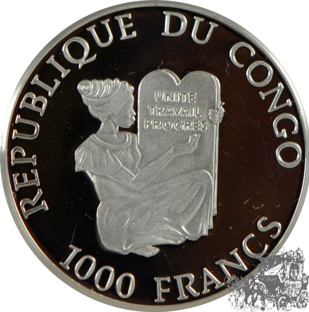 1000 Francs 1995 - Diskus werfer