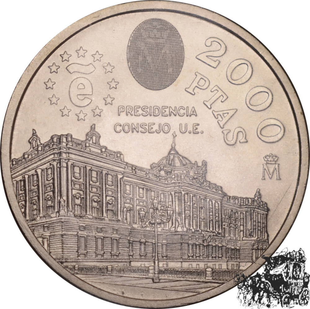2000 Pesetas 1995 - Königlicher Palast 2000 Pesetas 1995 - Königlicher Palast