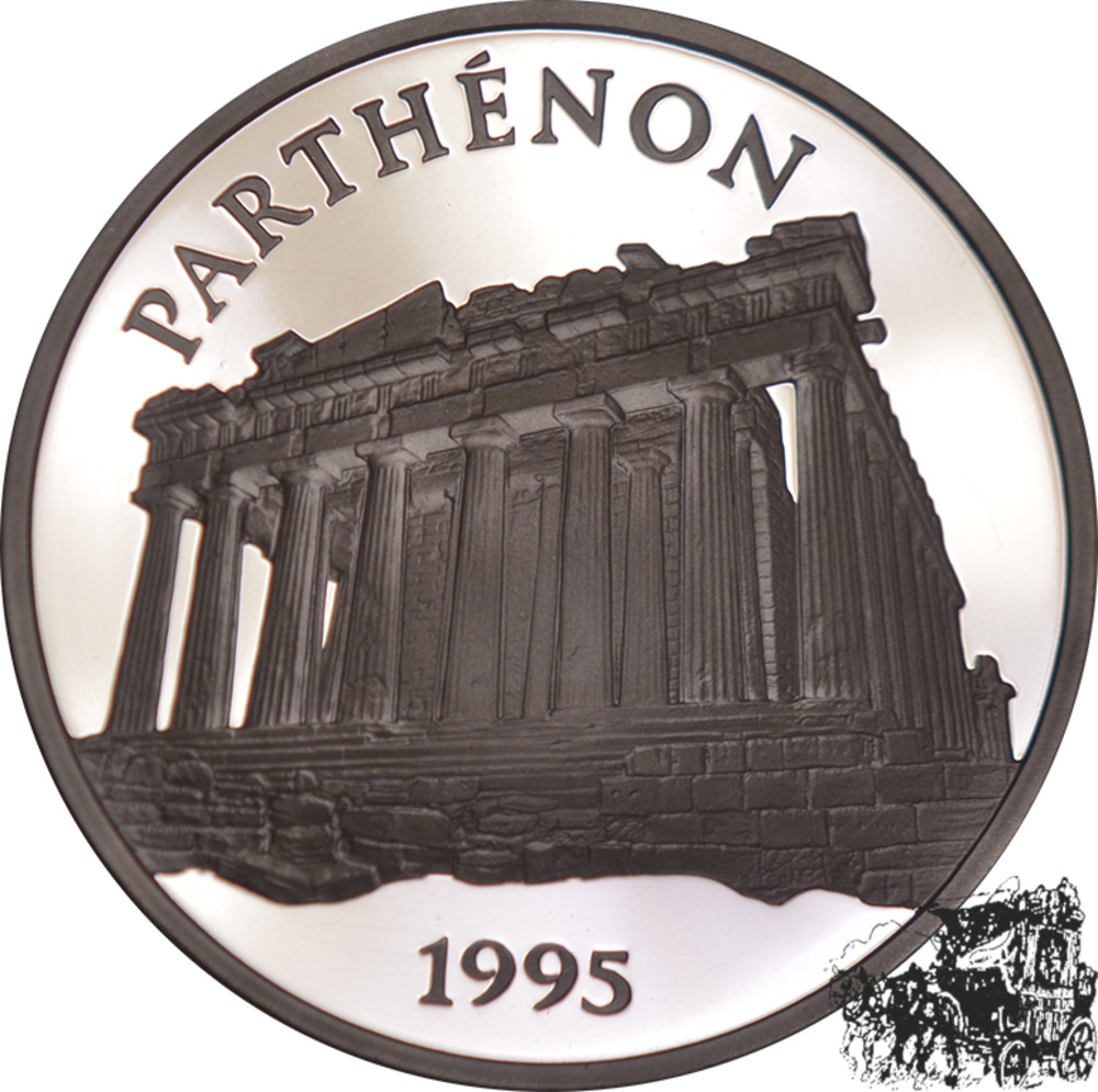 100 Francs - 15 Ecu 1995 - Parthenon