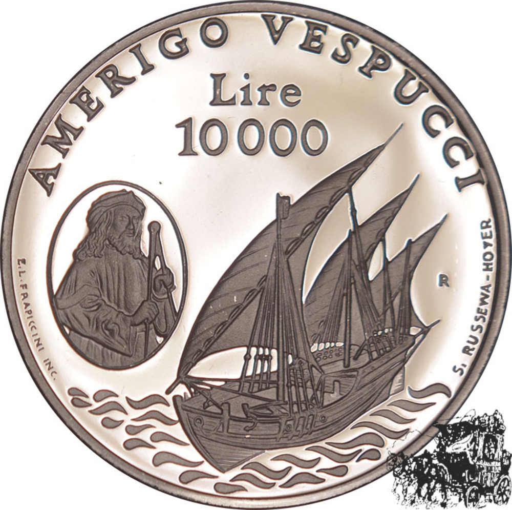 10000 Lire 1995 - Amerigo Vespucci