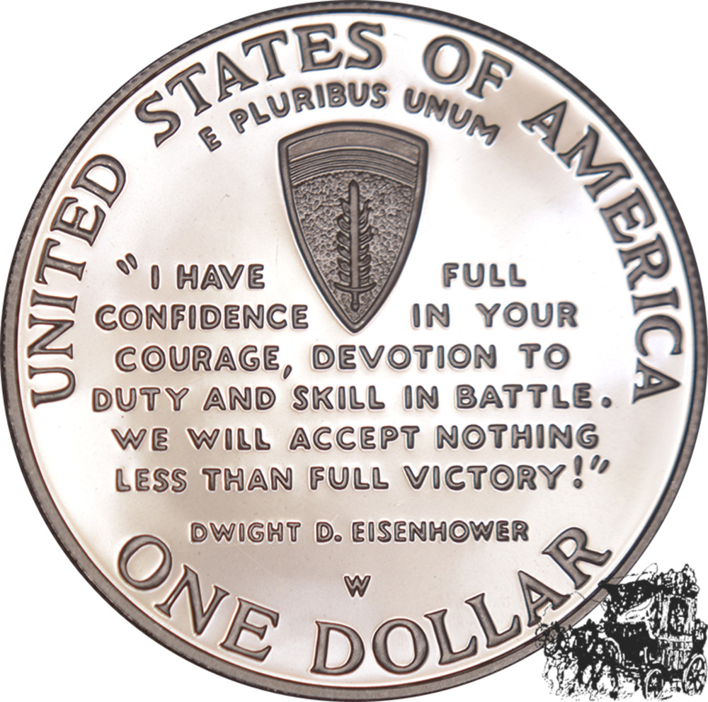 1 Dollar 1995 - 50 Jahre 2.Weltkrieg - D-Day