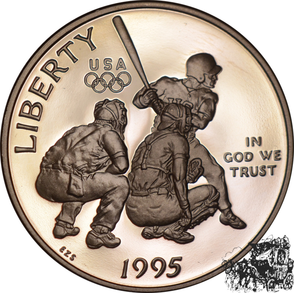 1/2 Dollar 1995 - Baseball 1/2 Dollar 1995 - Baseball