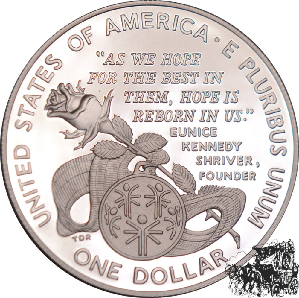 1 Dollar 1995 - Eunice Kennedy Shriver 1 Dollar 1995 - Eunice Kennedy Shriver