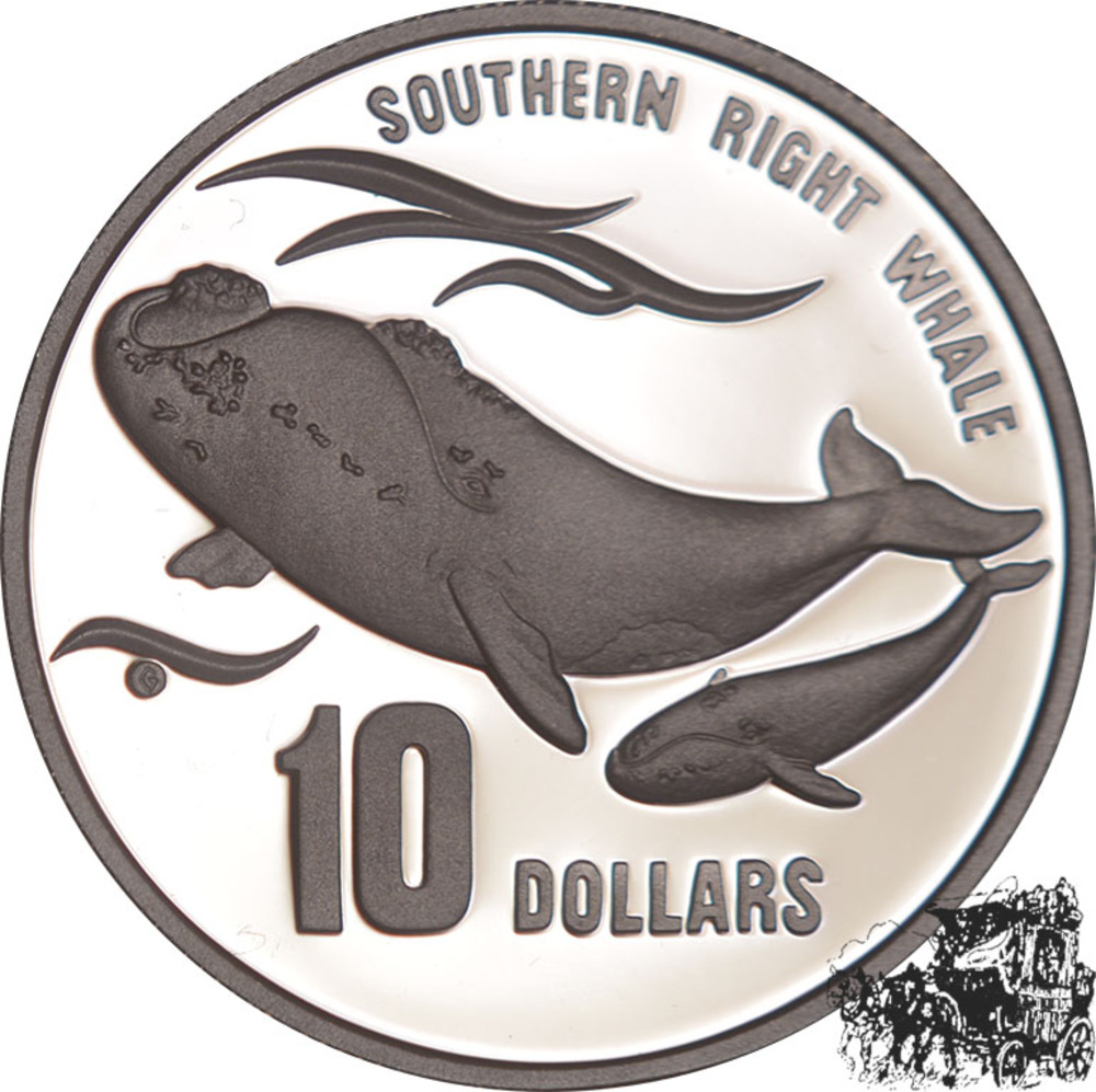 10 Dollar 1996 - Südkaper (Southern right whale)