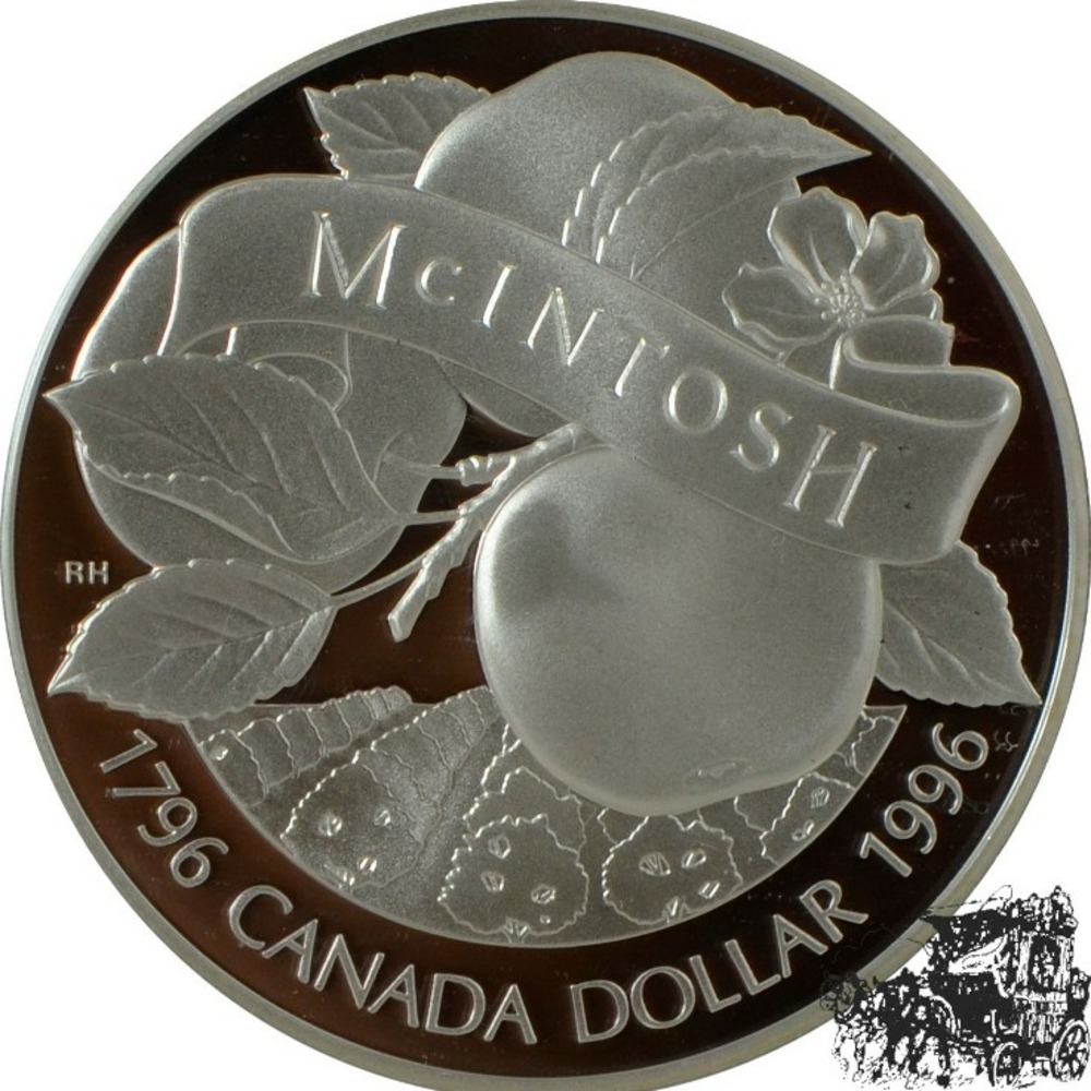 1 Dollar 1996 - McIntosh-Äpfel 1 Dollar 1996 - McIntosh-Äpfel