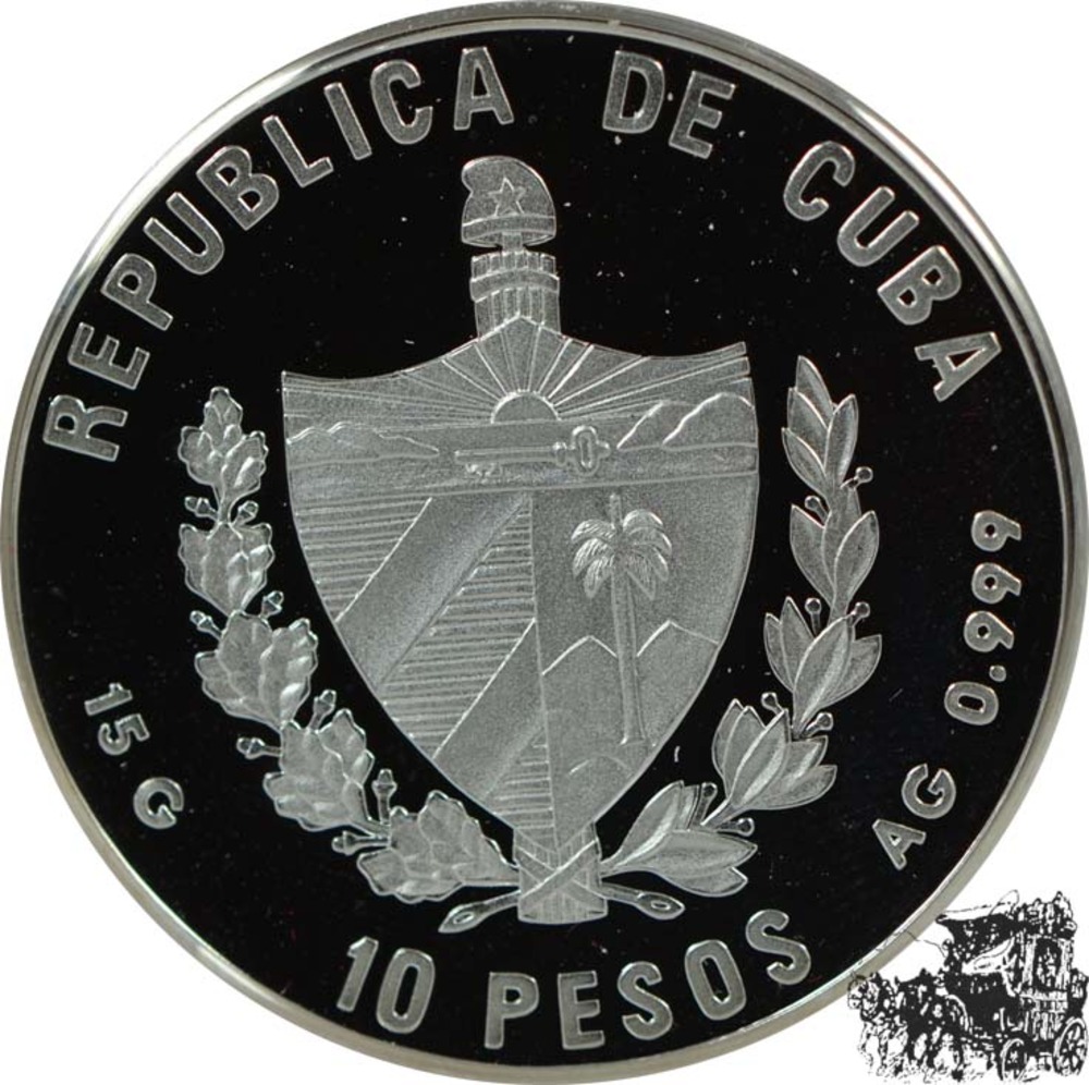 10 Pesos 1996 - Lokomotive 10 Pesos 1996 - Lokomotive