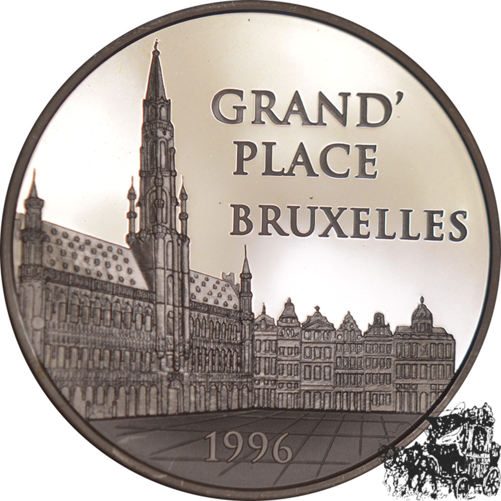 100 Francs - 15 Euro 1996 - Grand Place Brüssel