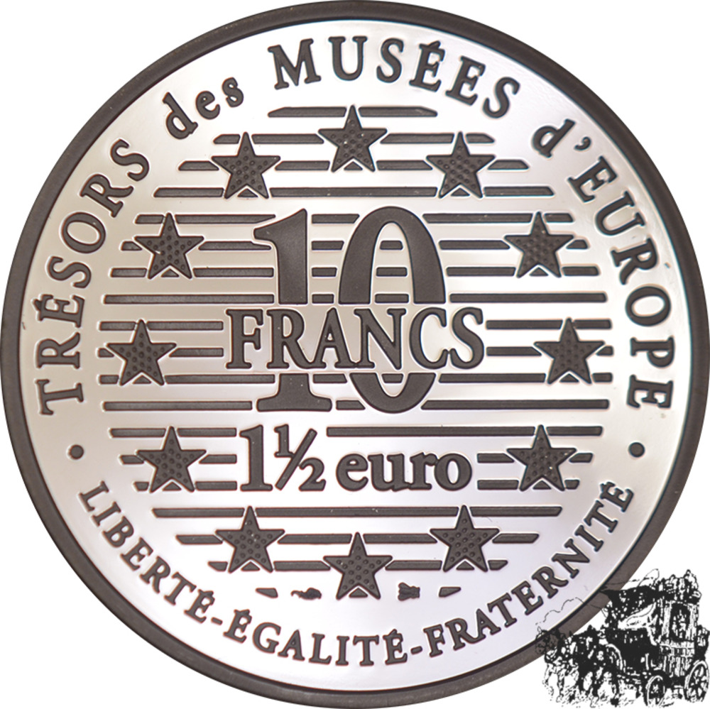 100 Francs - 1,5 Ecu 1996 - David