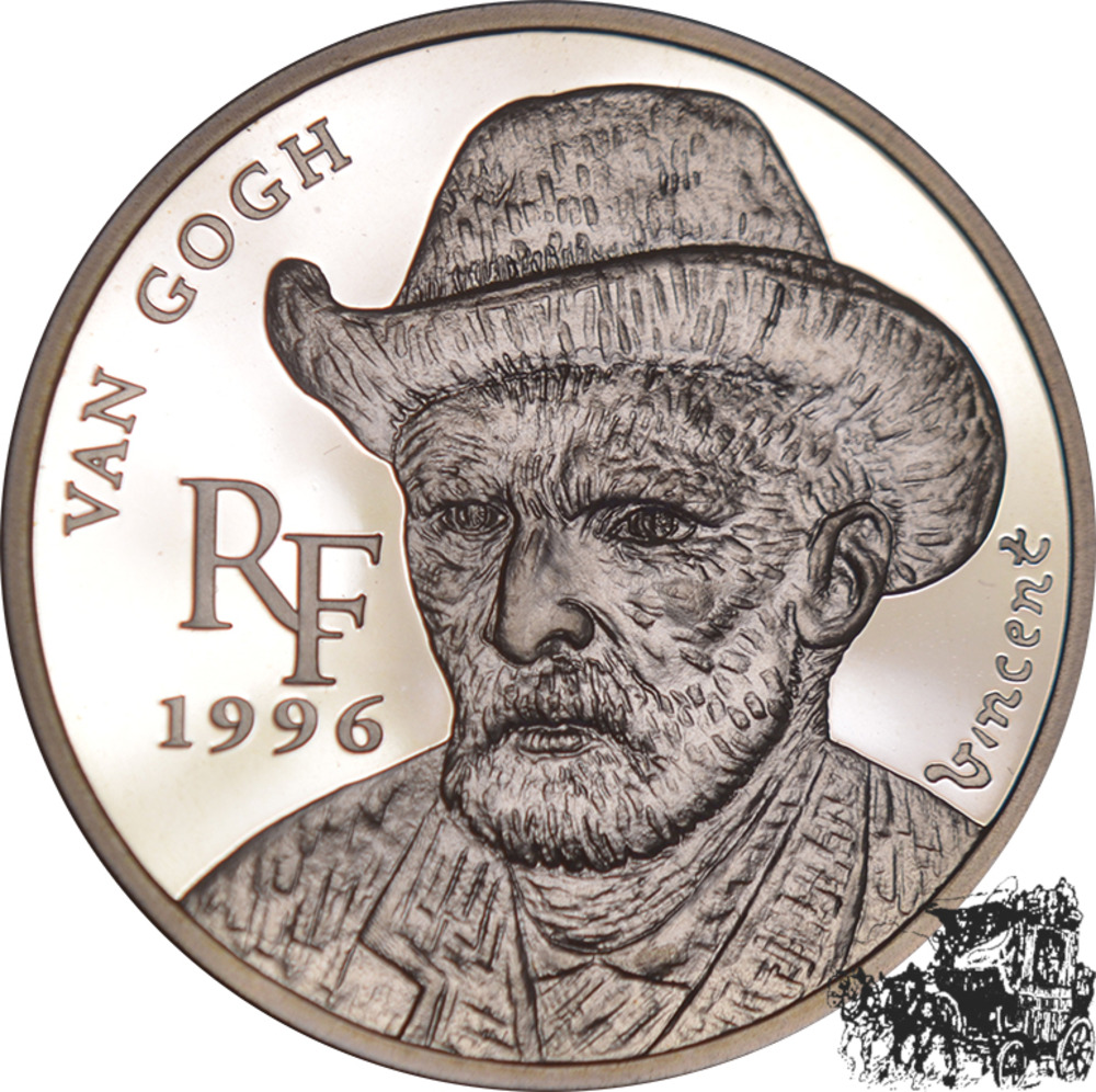 10 Francs - 1,5 Euro 1996 - Vincent van Gogh