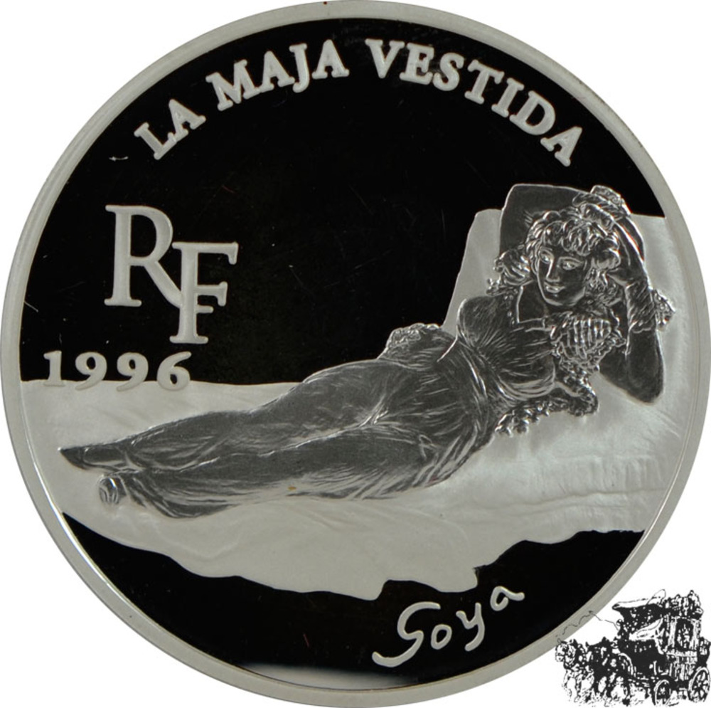 10 Francs - 1,5 Euro 1996 - Maya Vestida