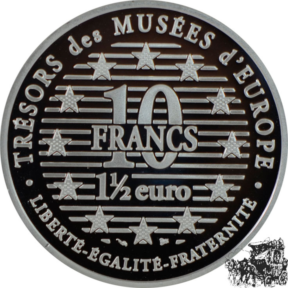 10 Francs - 1,5 Euro 1996 - Japanische Frau