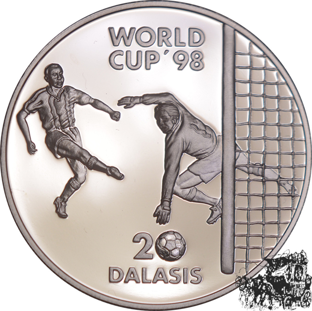 20 Dalasis 1996 - Fussballspieler