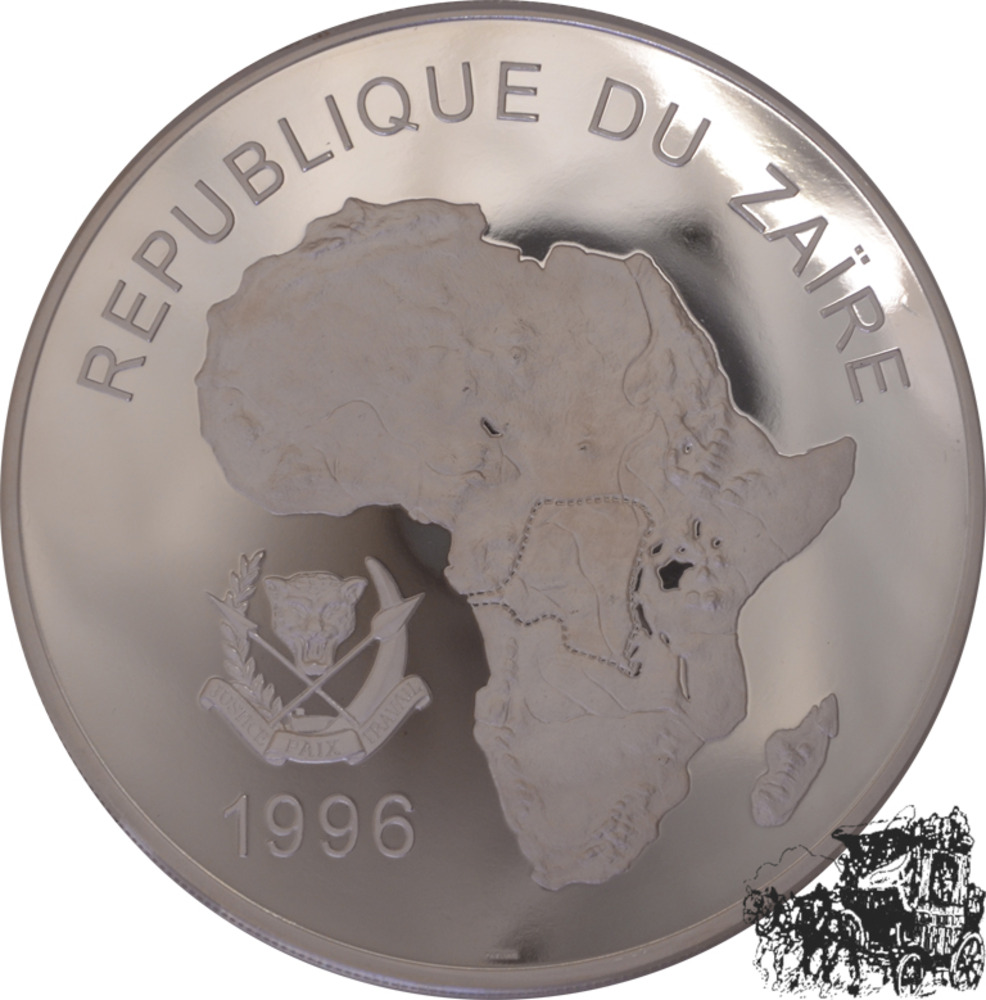 10000 Nouveaux Zaires 1996 - Gorilla 10000 Nouveaux Zaires 1996 - Gorilla
