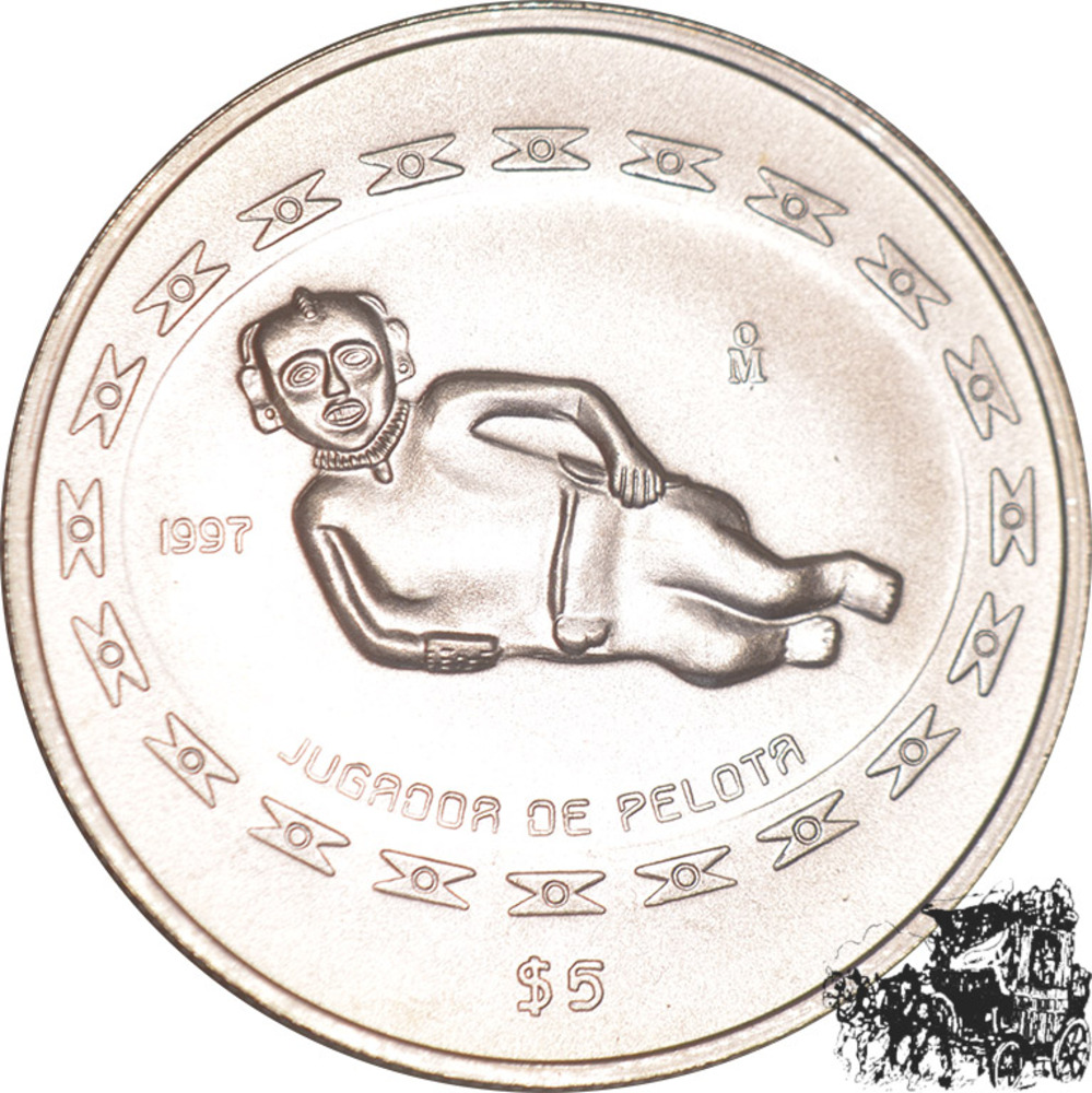 5 Pesos 1997 - Mexiko 5 Pesos 1997 - Mexiko