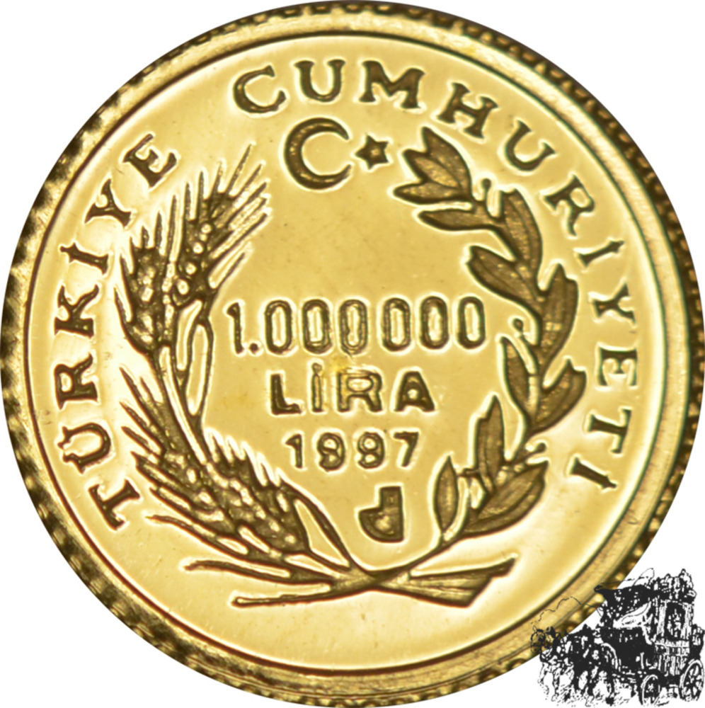 1 Mio Lira 1997 - König Croesus von Lydia 1 Mio Lira 1997 - König Croesus von Lydia