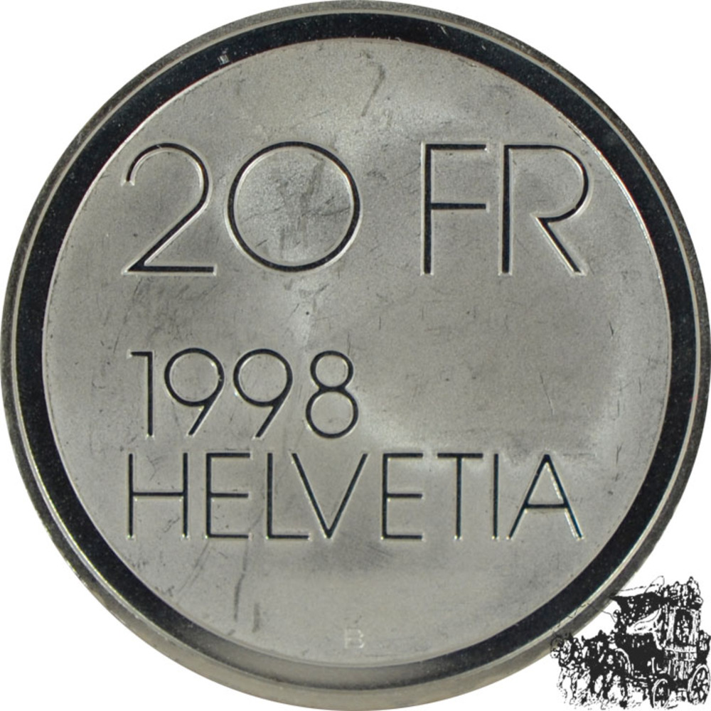 20 Franken 1998 B - Meyer 20 Franken 1998 B - Meyer
