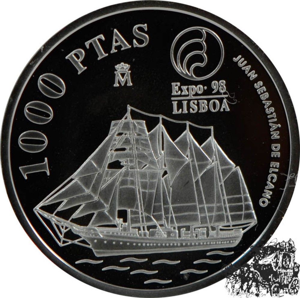 1000 Pesetas 1998 - Expo '98 1000 Pesetas 1998 - Expo '98