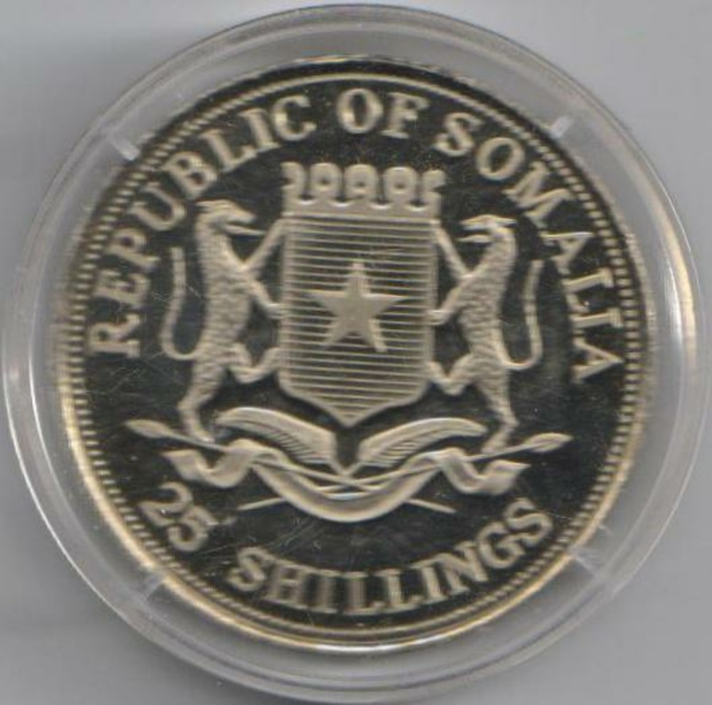 25 Shillings 1998 - griechische Triere, Somalia 