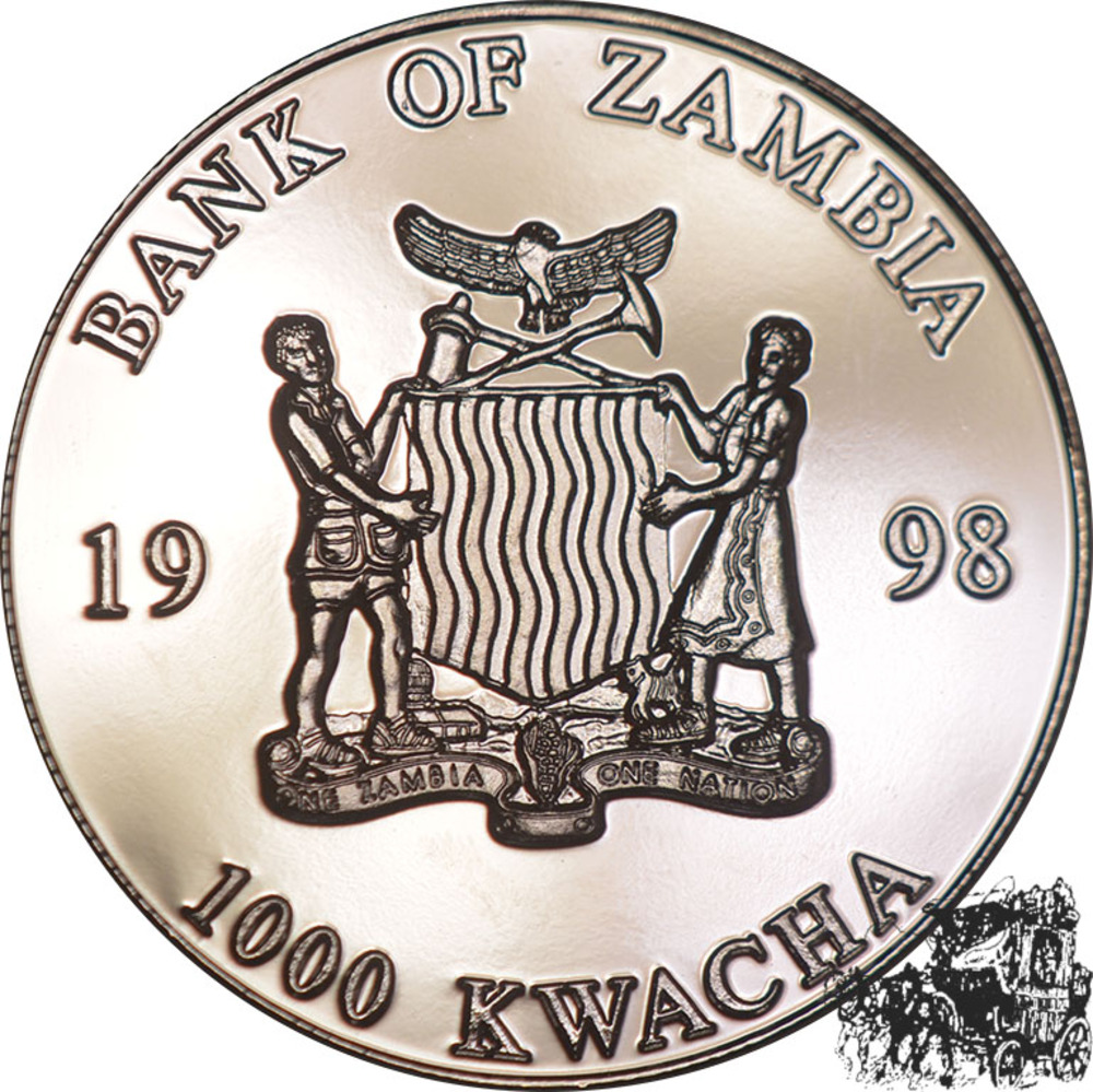 1000 Kwacha 1998 - Diana's 10. Todestag var.