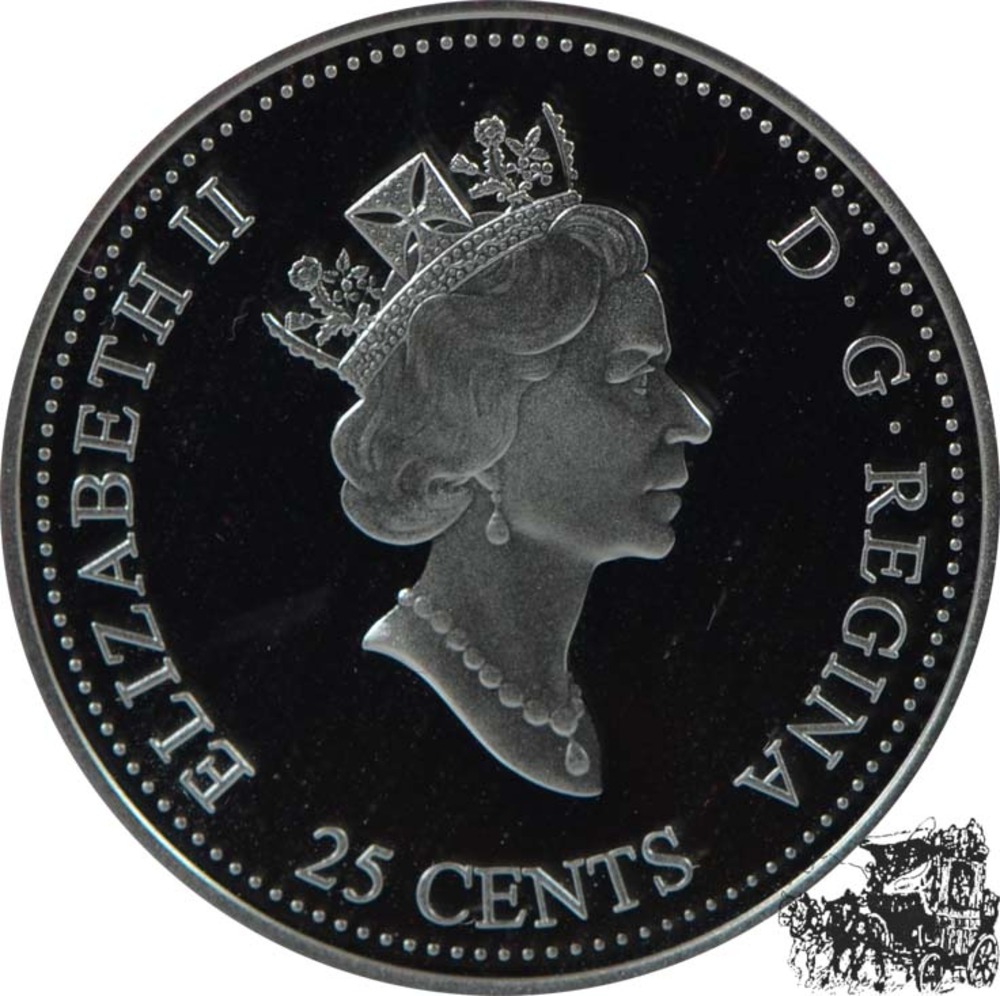 25 Cents 1999 - Eisenbahn 25 Cents 1999 - Eisenbahn