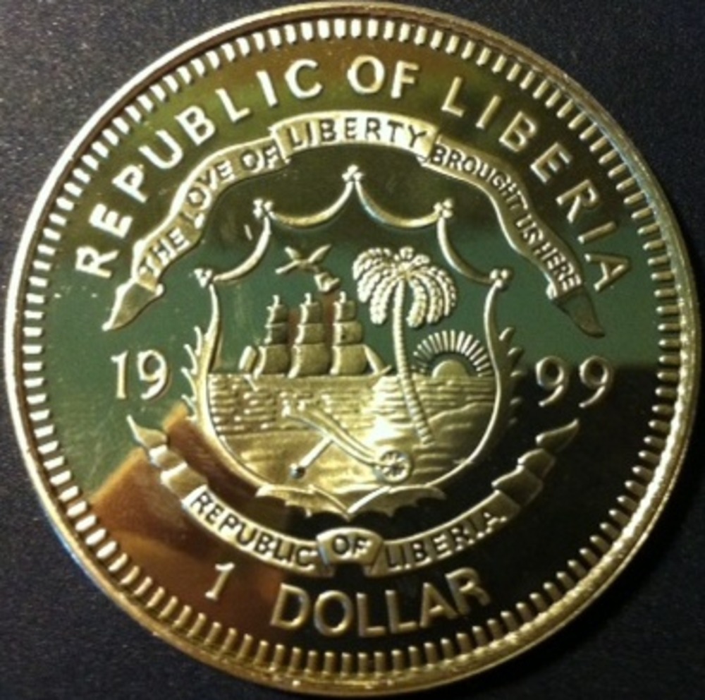 1 Dollar 1999 - Marine fauna