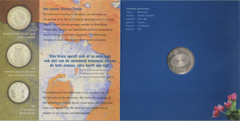 10 Gulden 1999 - Millennium 10 Gulden 1999 - Millennium