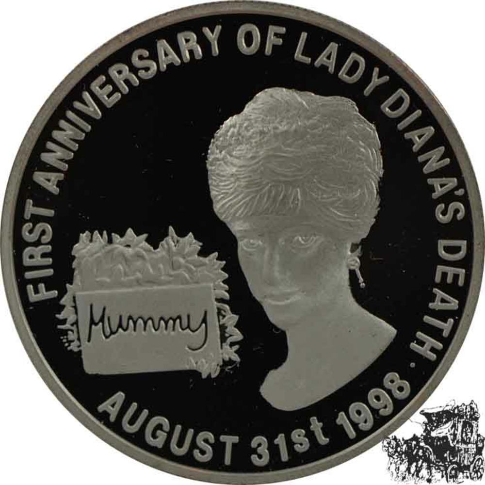 1000 Kwacha 1998 - Diana's 10. Todestag