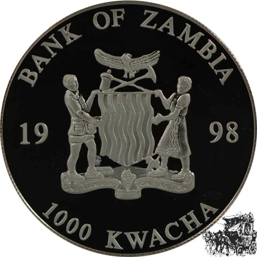 1000 Kwacha 1998 - Diana's 10. Todestag