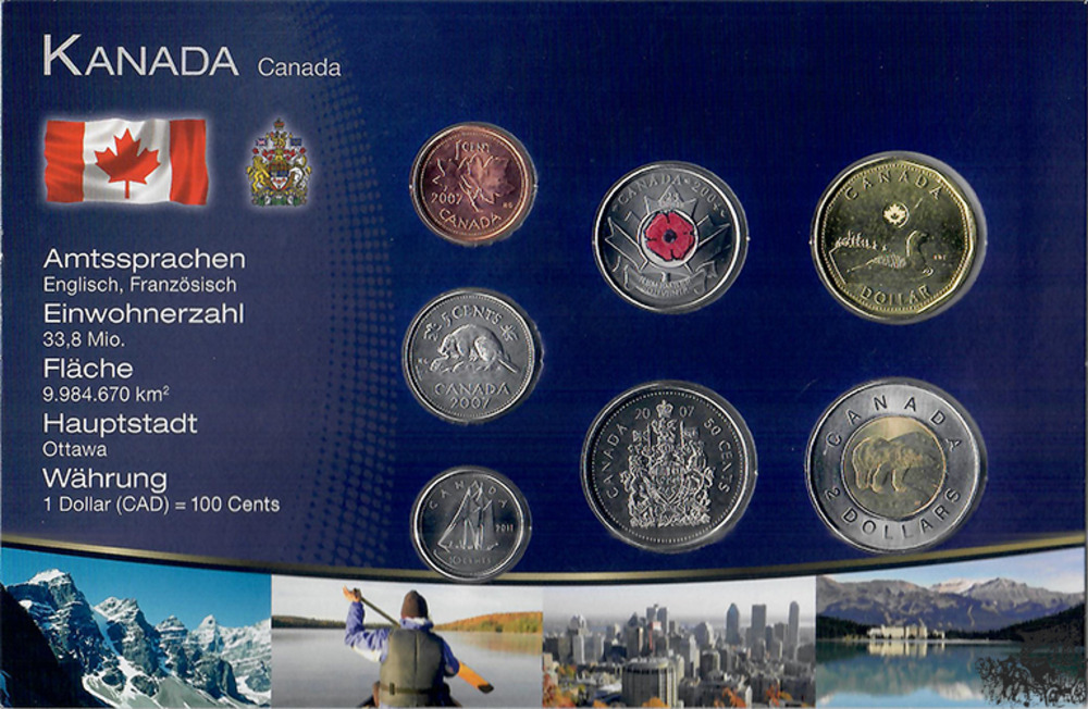 KMS  Kanada, Kursmünzensatz