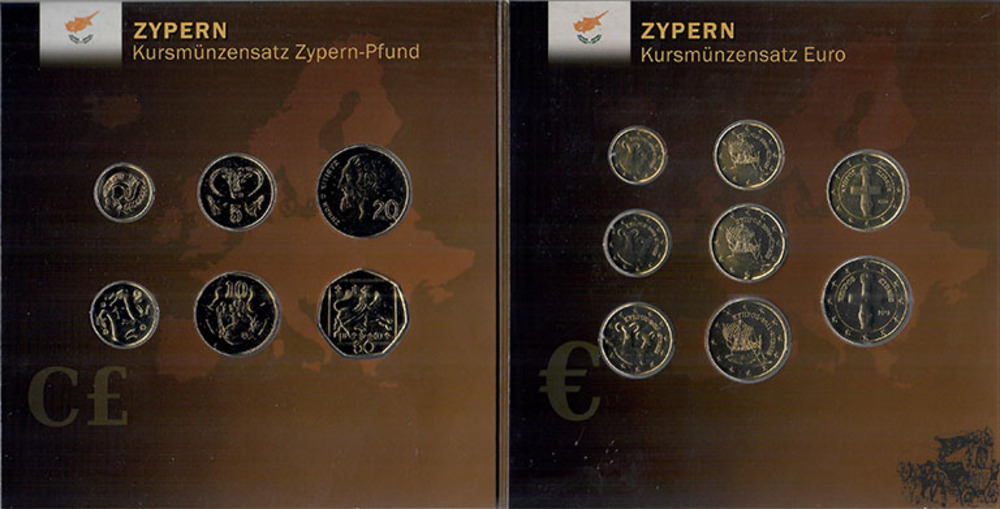 88 Zypern Pfund + 3,88 Euro KMS Zypern vergoldet 88 Zypern Pfund + 3,88 Euro KMS Zypern vergoldet