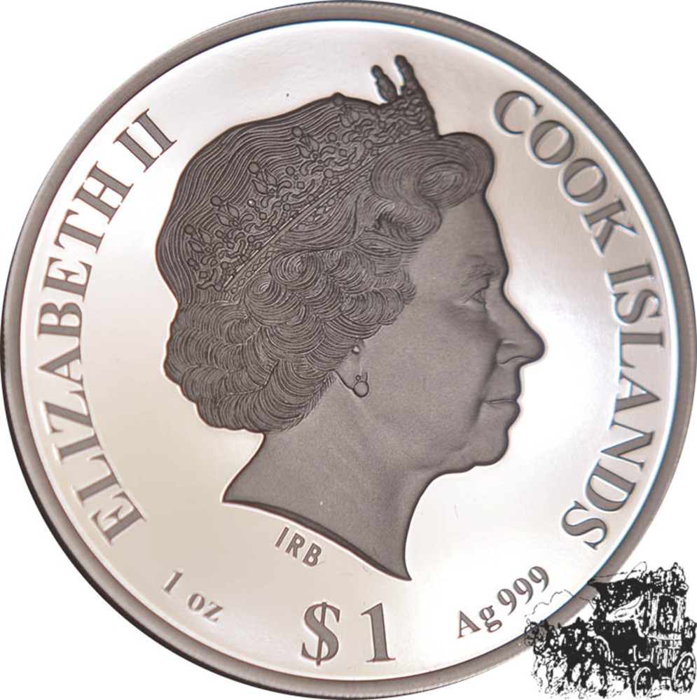 1 Dollar (2020) - Bud Spencer und Terence Hill - Cook Island 1 Dollar (2020) - Bud Spencer und Terence Hill - Cook Island