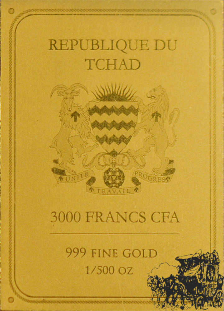 3000 Francs o. Jahr -  Gorch Fock, Tschad