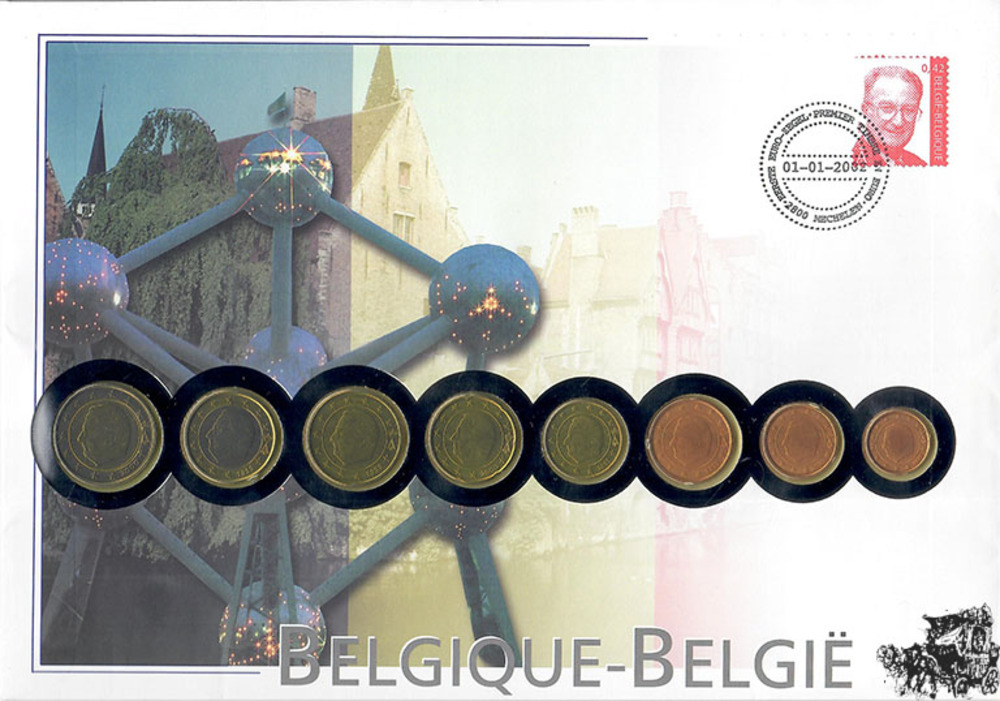 Numisbrief Belgien - Euro Kursmünzensatz