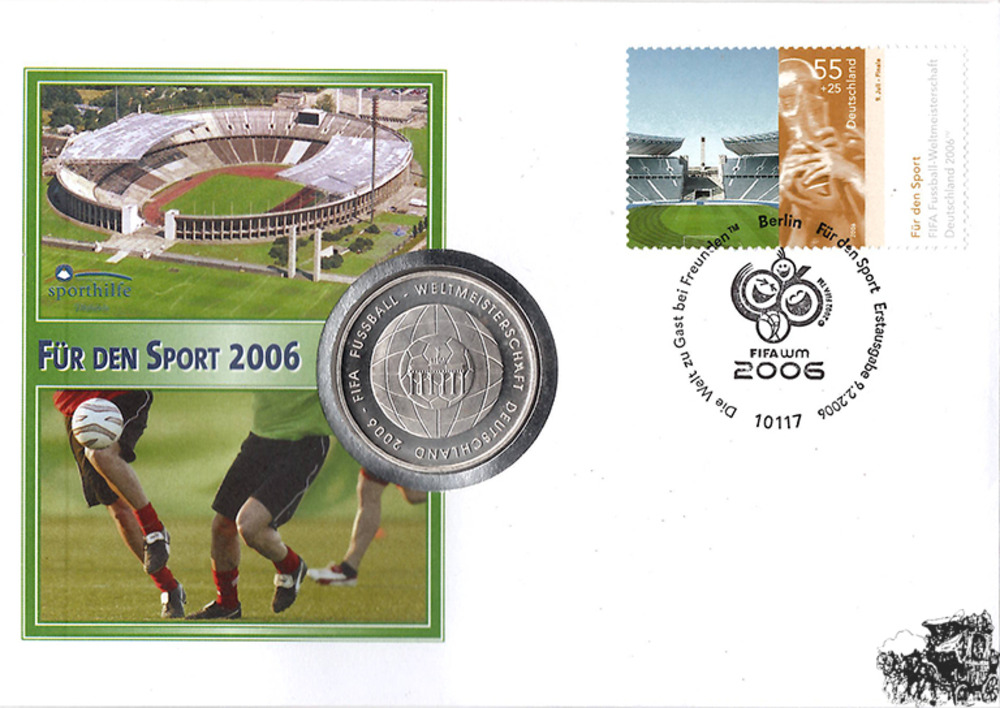 Numisbrief - Für den Sport 2006