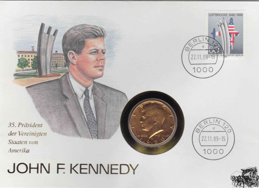 Numisbrief - John F. Kennedy