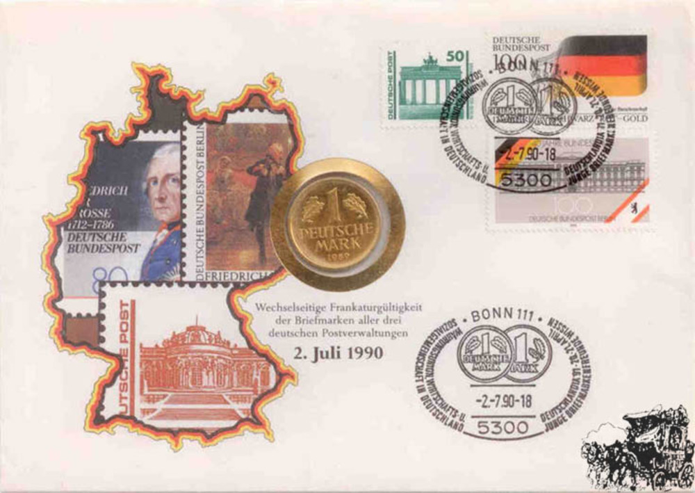 Numisbrief Deutschland - 40 Jahre BRD Numisbrief Deutschland - 40 Jahre BRD