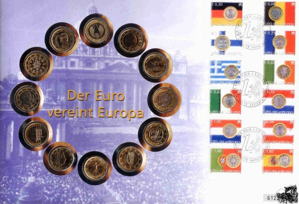 Euro-Numisbrief “Der Euro vereint Europa“ Euro-Numisbrief “Der Euro vereint Europa“