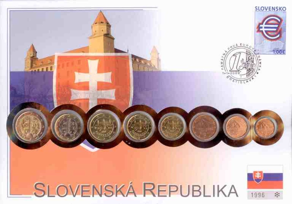 Euro-Numisbrief Slowakei - Einführung des Euro Euro-Numisbrief Slowakei - Einführung des Euro