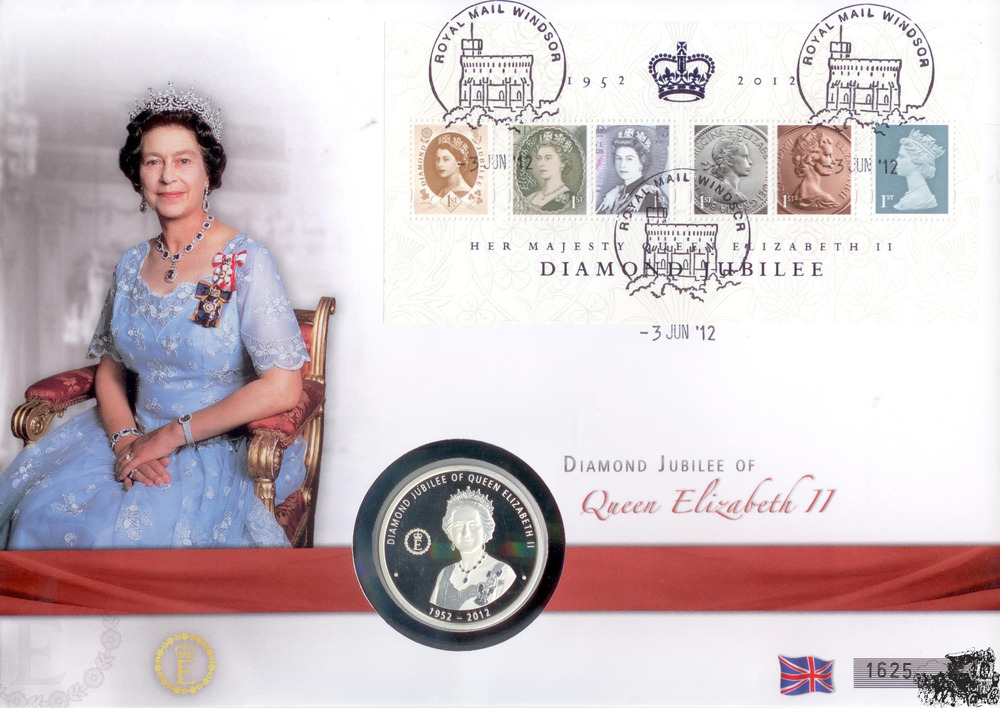 Numisbrief Großbritannien - Thronjubiläum Queen Elizabeth II.