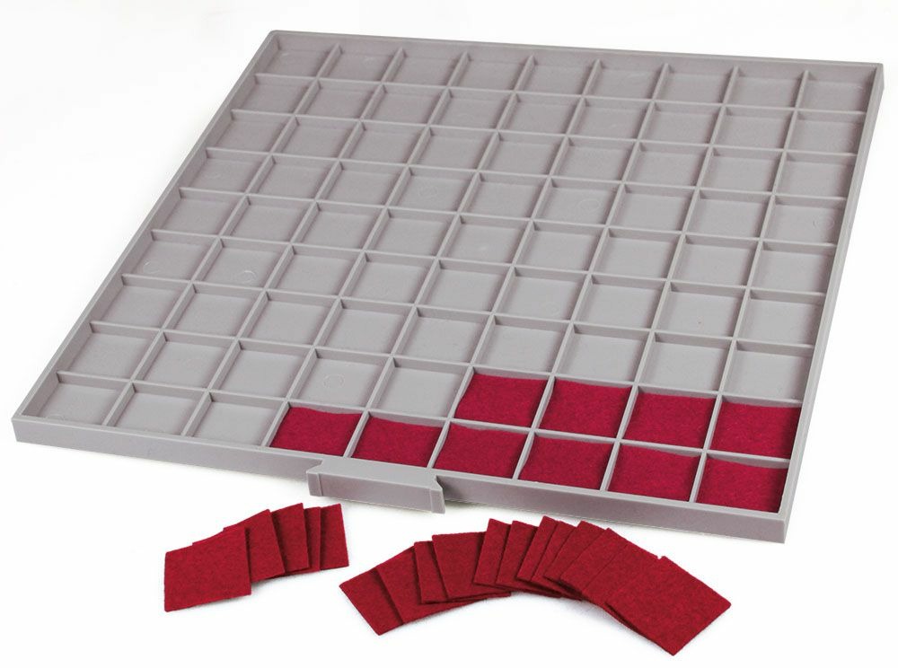 BEBA Filzeinlagen rot für Schubladen ohne Unterteilung (6101/6601, 6102 und 6190)