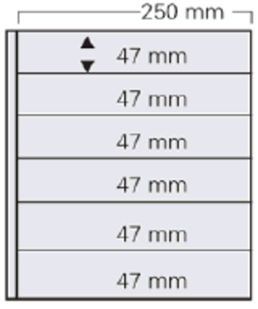 Einsteckblätter GARANT schwarz 736