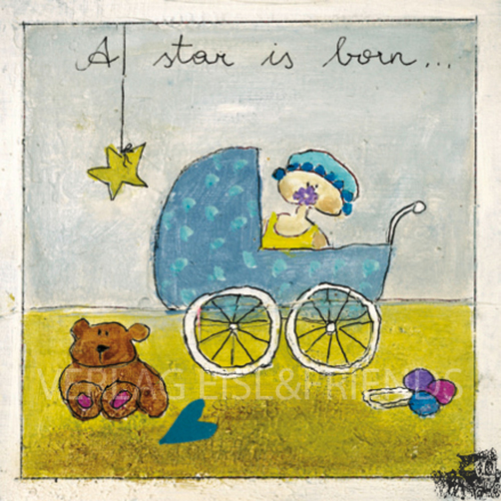 A star is born... - Kunstbillet von Michaela Mara