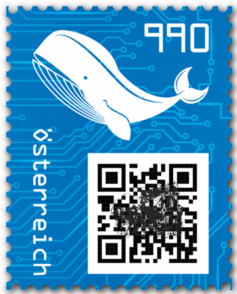 Briefmarken Strasser Webshop | Shop - 9,90 - Crypto stamp - WAL - BLAU -  Österreich ** 2021
