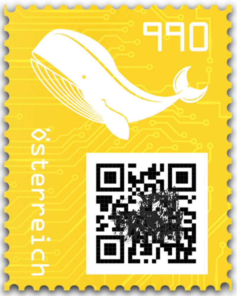 Briefmarken Strasser Webshop | Shop - 9,90 - Crypto stamp - WAL - GELB -  Österreich ** 2021